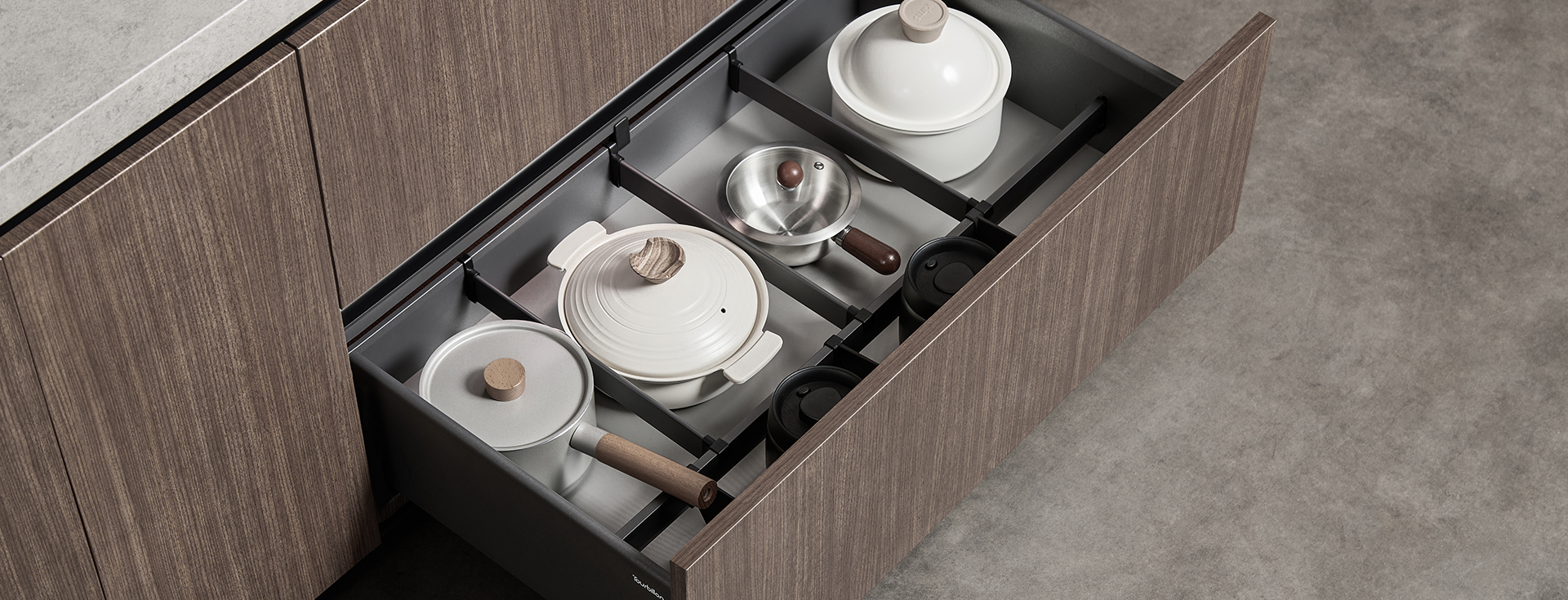 Three-sided Drawer Basket