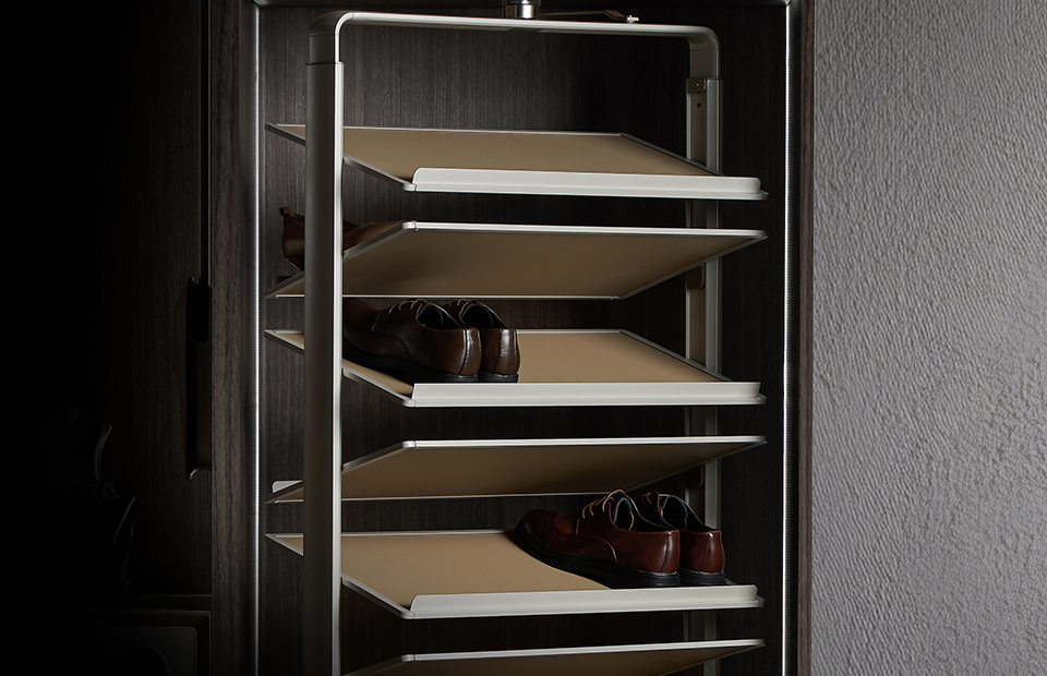 Rotating Shoe Rack